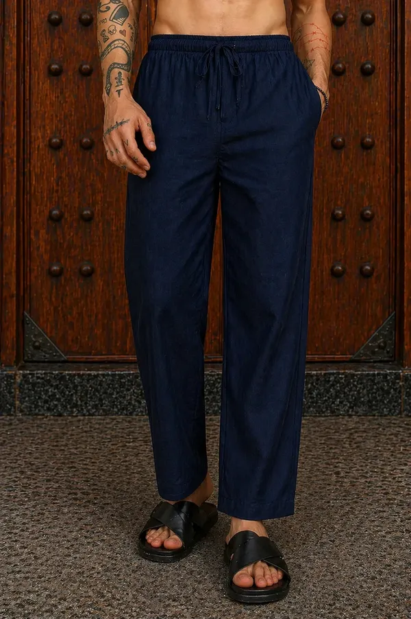 Navy_Blue_Drawstring_Straight_Fit_Pants_for_Men