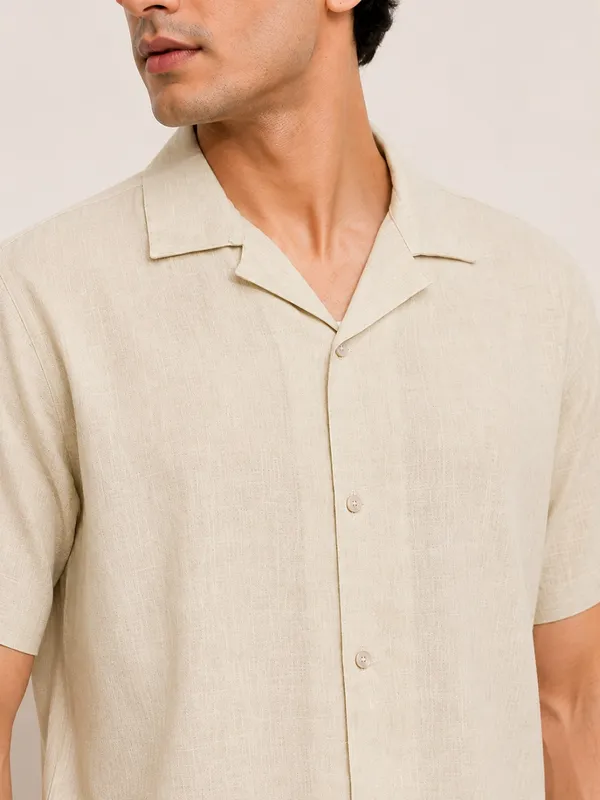 Beige_Linen_Relaxed_Fit_Camp_Collar_Shirt_for_Men