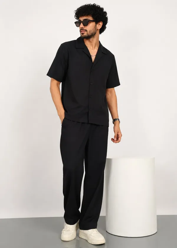Black___Short_Sleeve_co-ord_Set_For_Men