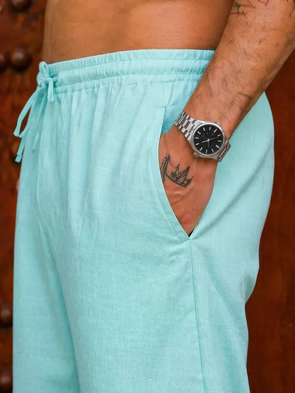 Aqua_Blue___Drawstring_Lounge_Pants_for_Men