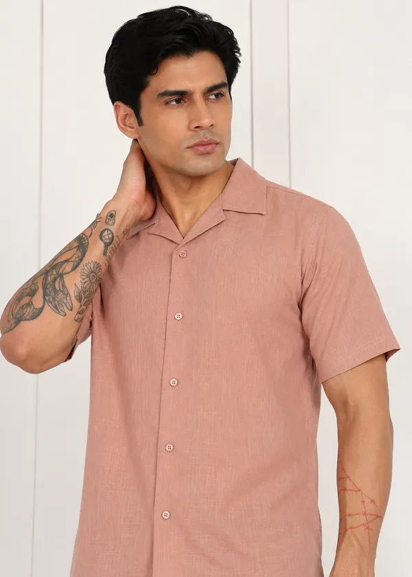 Peach___Short_Sleeve_Shirt_for_Men
