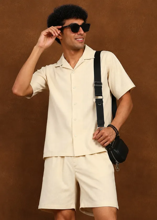 Beige_Linen_Relaxed_Fit_Shirt_and_Shorts_Co-Ord_Set_for_Men