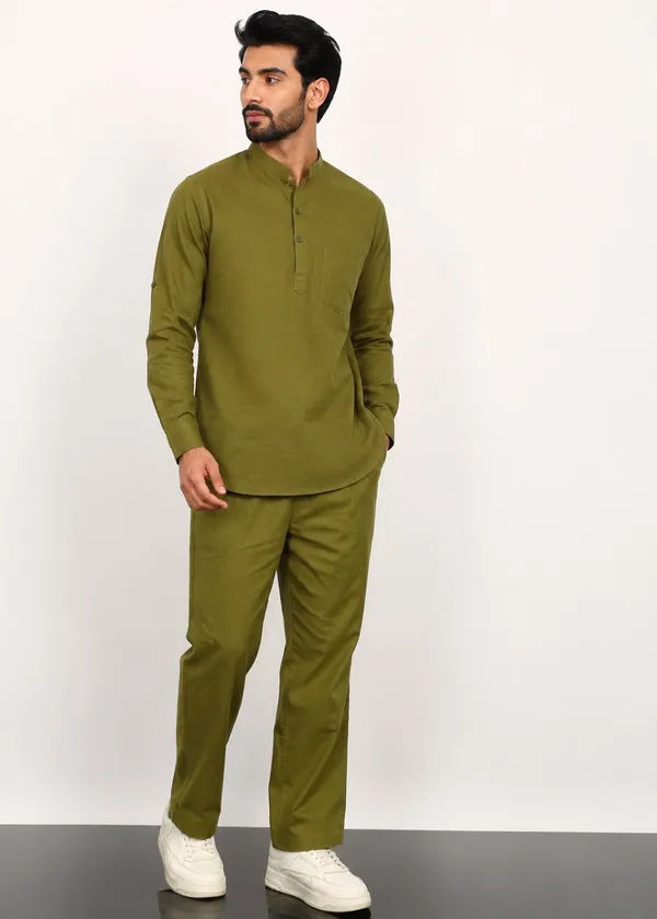 Olive_Green___Kurta_Pajama_Set_for_Men