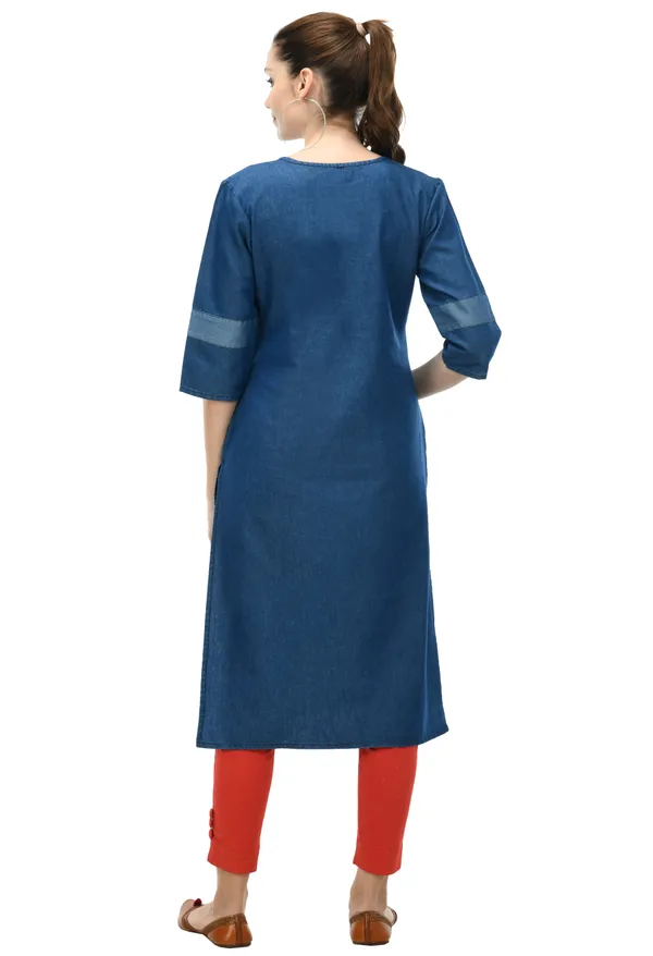 Blue___printed_A-Line_Kurti_for_Women