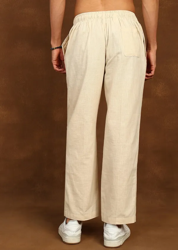 Cream___Relaxed_Fit_Drawstring_Pants_for_Men