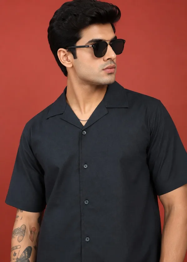 Black_Short_Sleeve_Shirt_for_Men