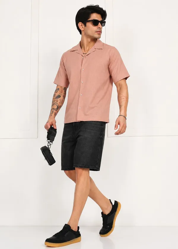 Peach___Short_Sleeve_Shirt_for_Men