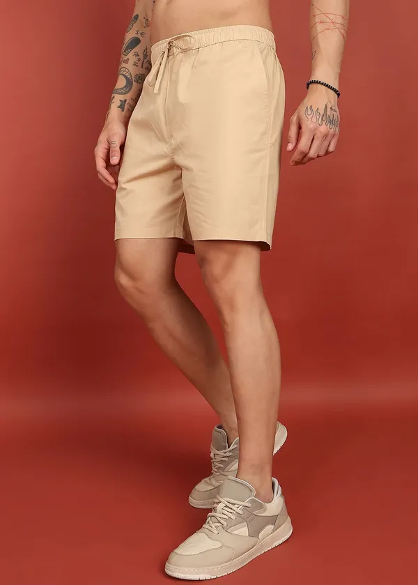 Peach___Casual_Shorts_for_Men