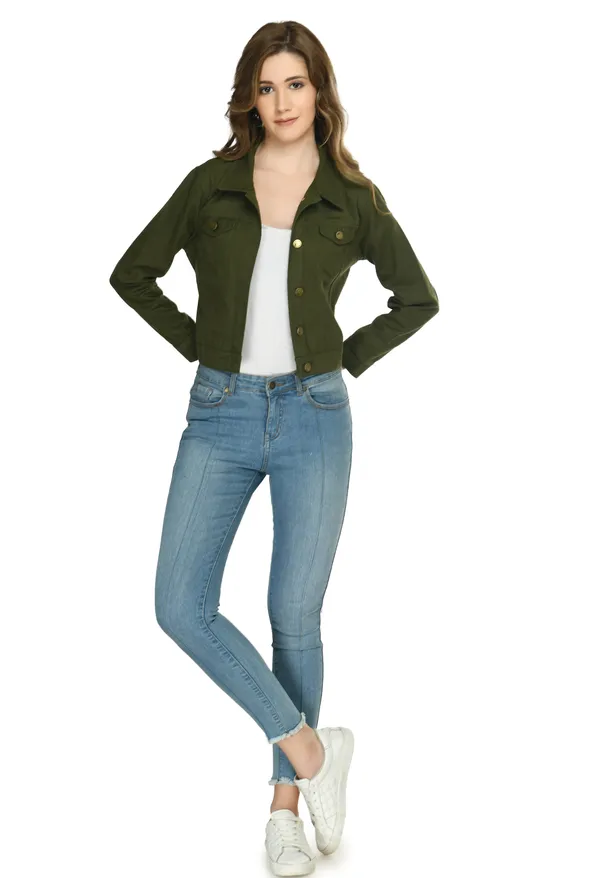 Olive_Green_Button_Front_Cropped_Jacket_for_Women