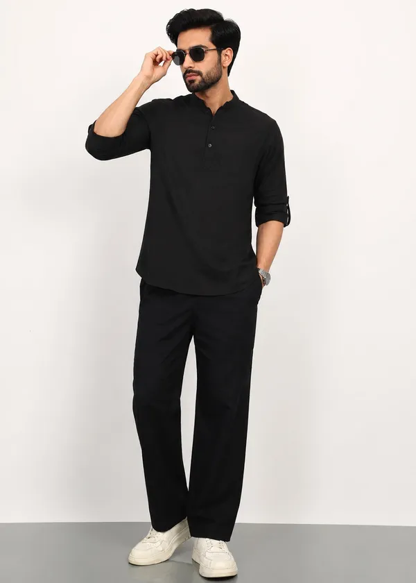Black___Straight_Fit_Kurta_Pyjama_Set_for_Men