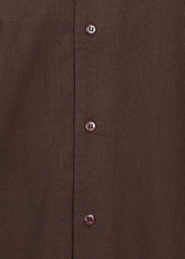 Brown_printed_Short_Sleeve_Shirt_for_Men