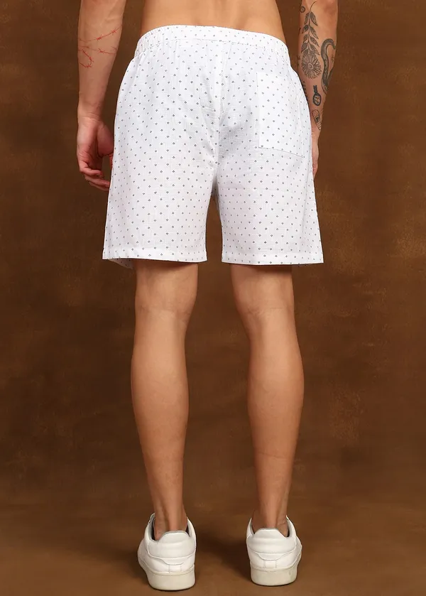 White_Polka_Dot___Shorts_for_Men