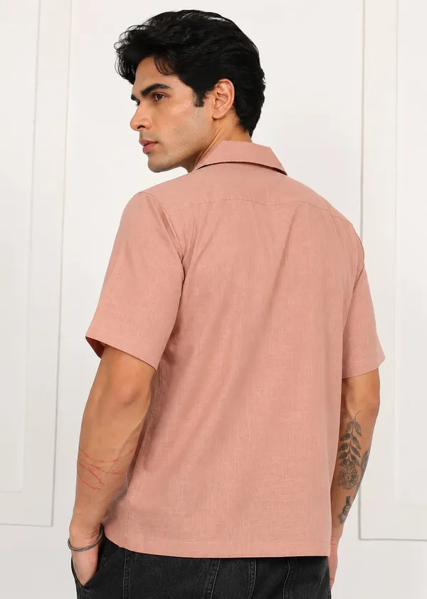 Peach___Short_Sleeve_Shirt_for_Men