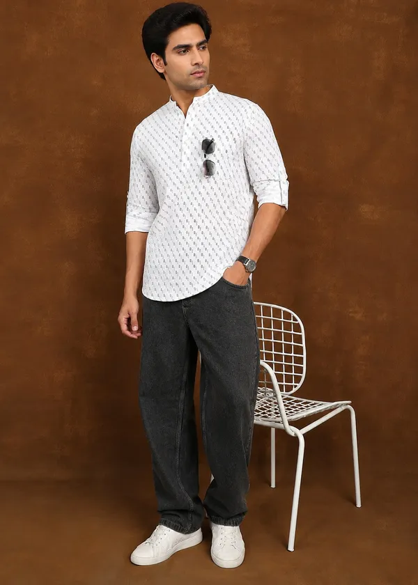 White_Printed___Slim_Fit_Shirt_for_Men