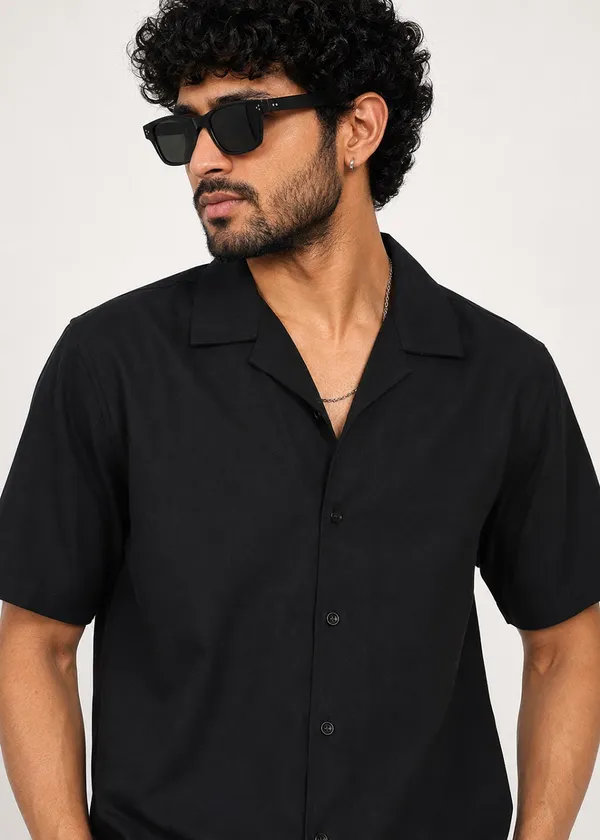 Black___Short_Sleeve_co-ord_Set_For_Men