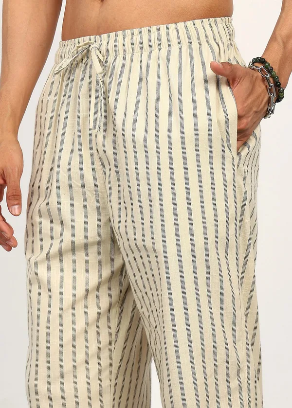 Beige_Striped___Drawstring_Lounge_Pants_for_Men