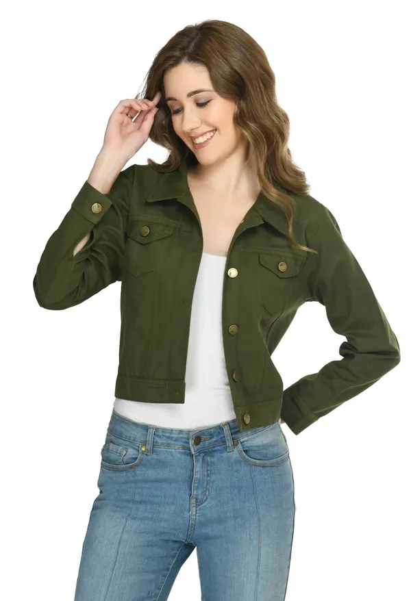 Olive_Green_Button_Front_Cropped_Jacket_for_Women