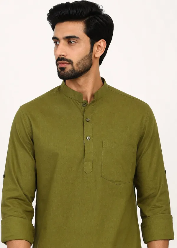 Olive_Green___Kurta_Pajama_Set_for_Men