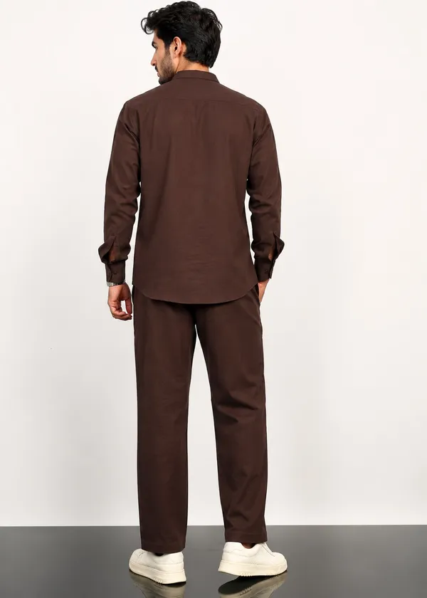 Brown_Short__Kurta_Co_ord__Set_for_Men