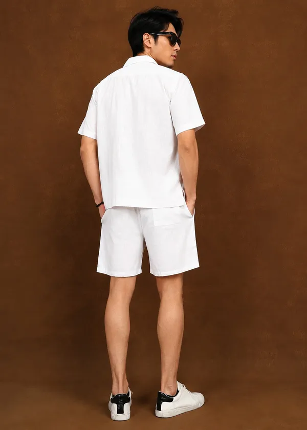 White___Short_Sleeve_Shirt_and_Shorts_Set_for_Men