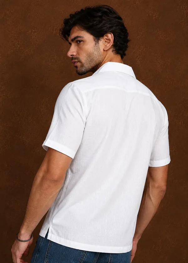 White___Short_Sleeve_Collar_Shirt_for_Men