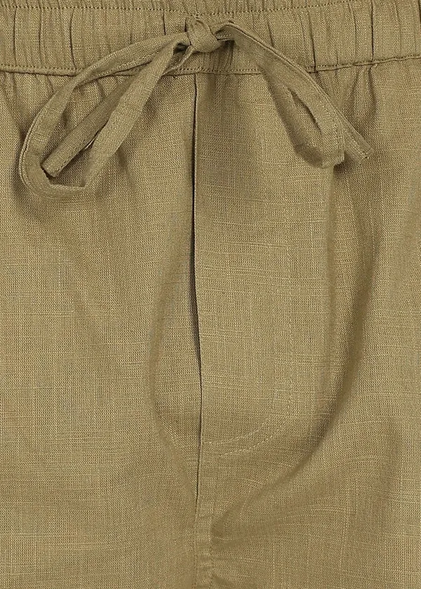 Olive_Green___Drawstring_Shorts_for_Men