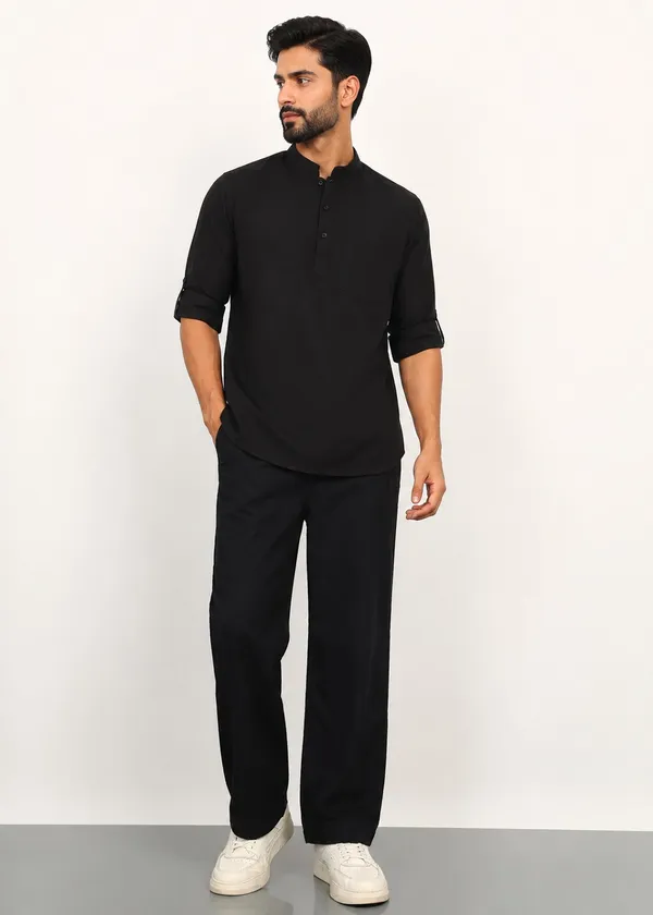 Black___Straight_Fit_Kurta_Pyjama_Set_for_Men