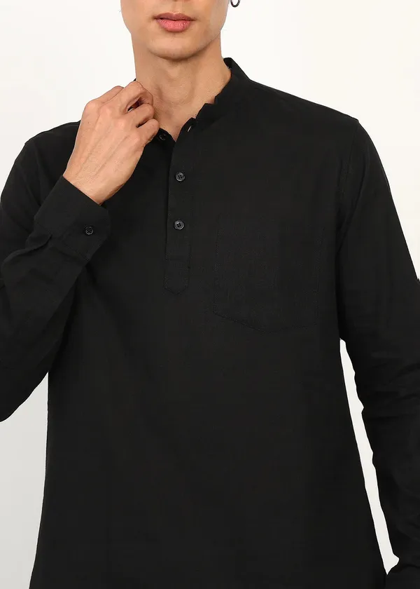 Black___Straight_Fit_Kurta_Pyjama_Set_for_Men