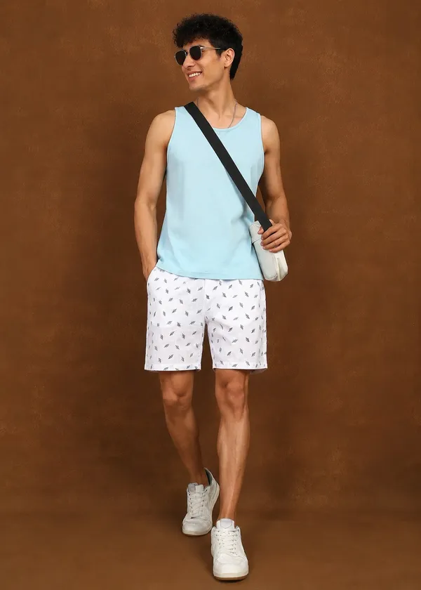 White_Printed_Drawstring_Shorts_for_Men