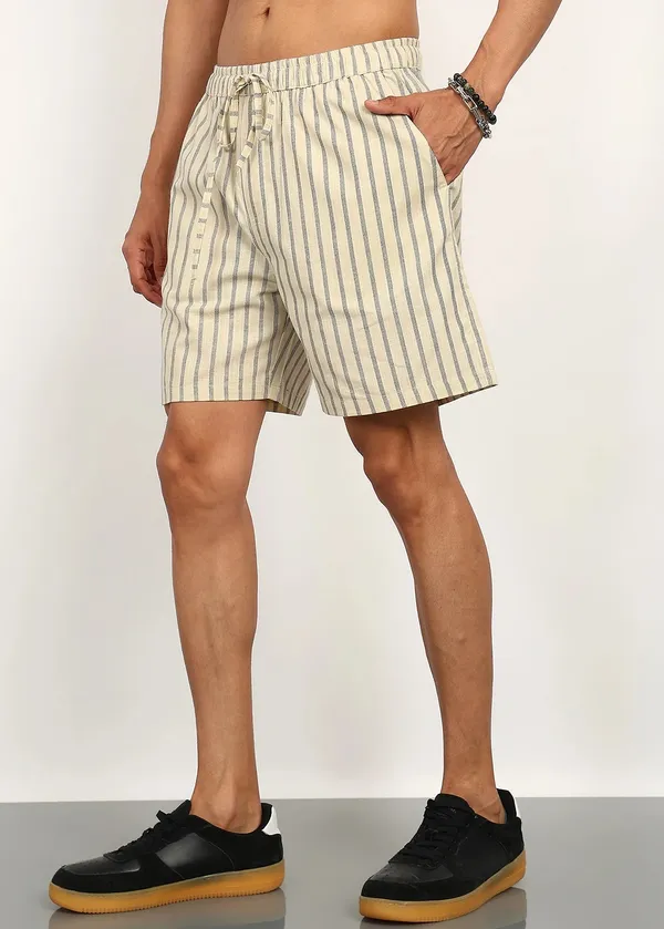 Beige_Striped___Shorts_for_Men
