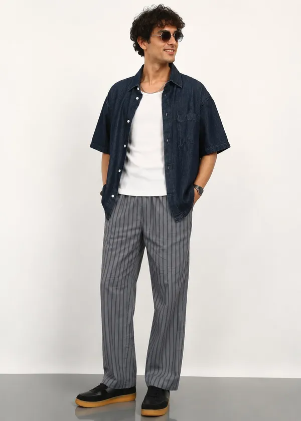 Grey_Striped_Relaxed_Fit_Drawstring_Trousers_for_Men