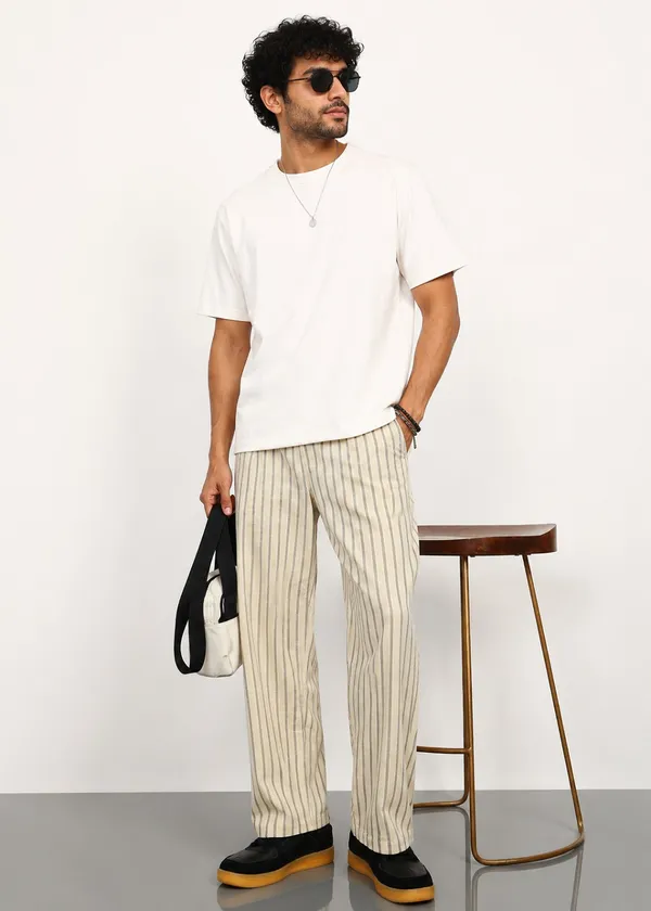Beige_Striped___Drawstring_Lounge_Pants_for_Men