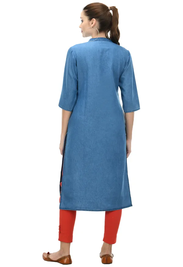 Blue___printed_Kurta_for_Women