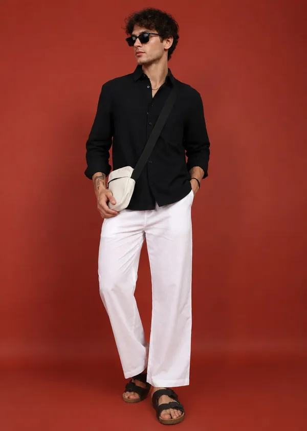 White___Relaxed_Fit_Drawstring_Pants_for_Men