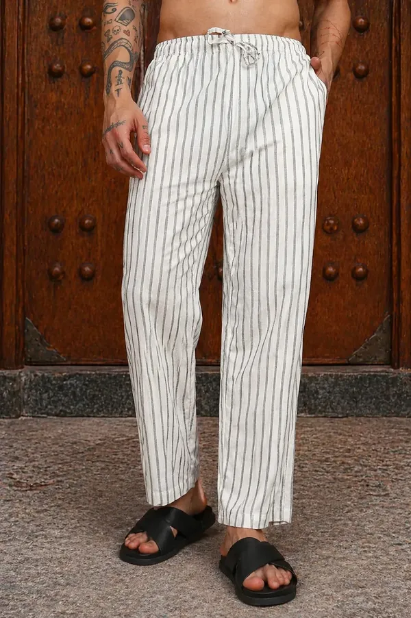 White_Grey_Striped___Lounge_Pants_for_Men