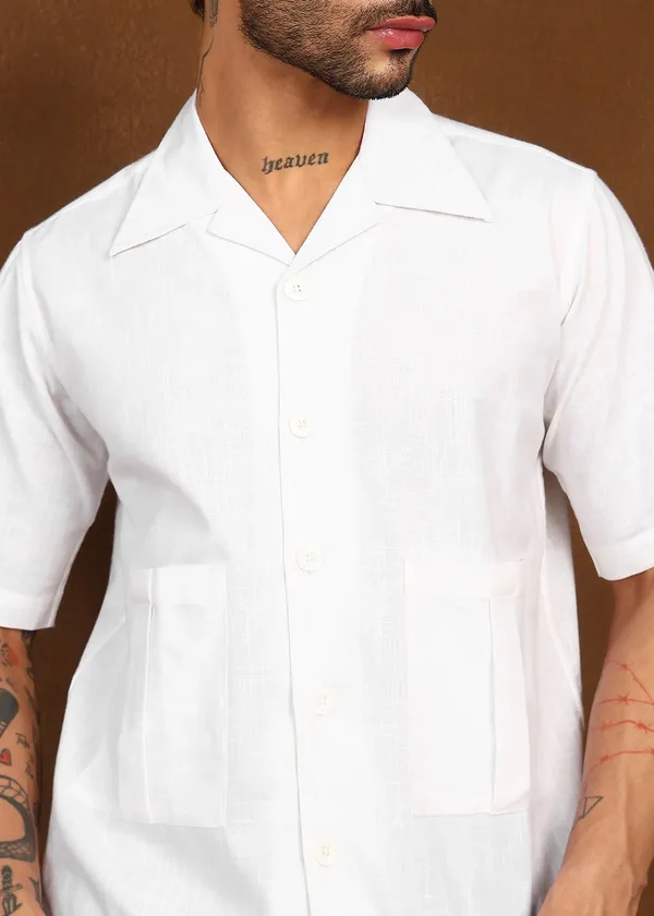 White___Short_Sleeve_Casual_Shirt_for_Men