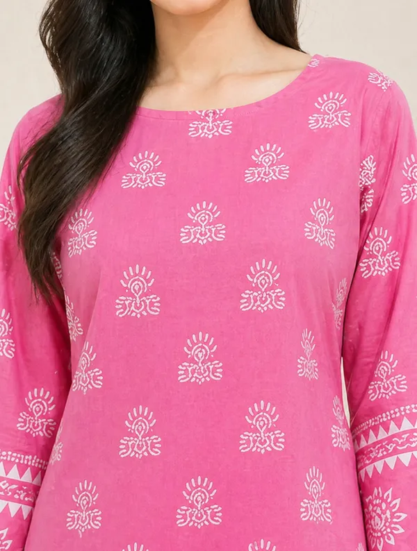 Pink_Printed_Short_Kurti_for_Women