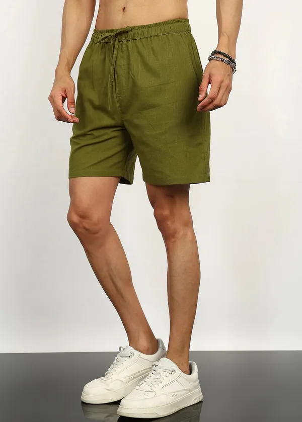 Olive_Green___Casual_Shorts_for_Men