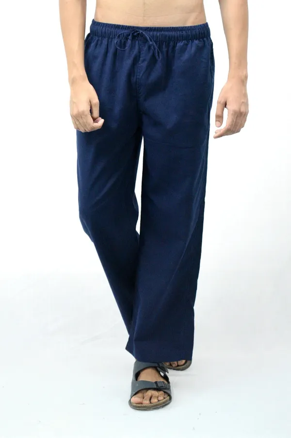 Navy_Blue_Drawstring_Straight_Fit_Pants_for_Men