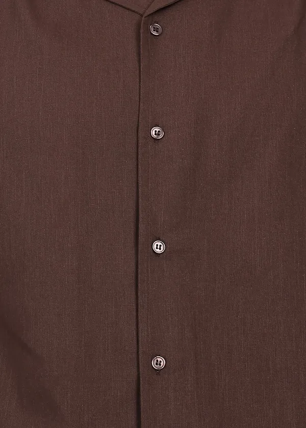 Brown_Short_Sleeve_Shirt_And_Shorts_Co-Ord_Set_For_Men