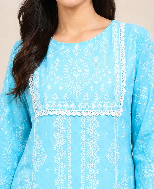Sky_Blue_Printed_Short_Kurti_for_Women