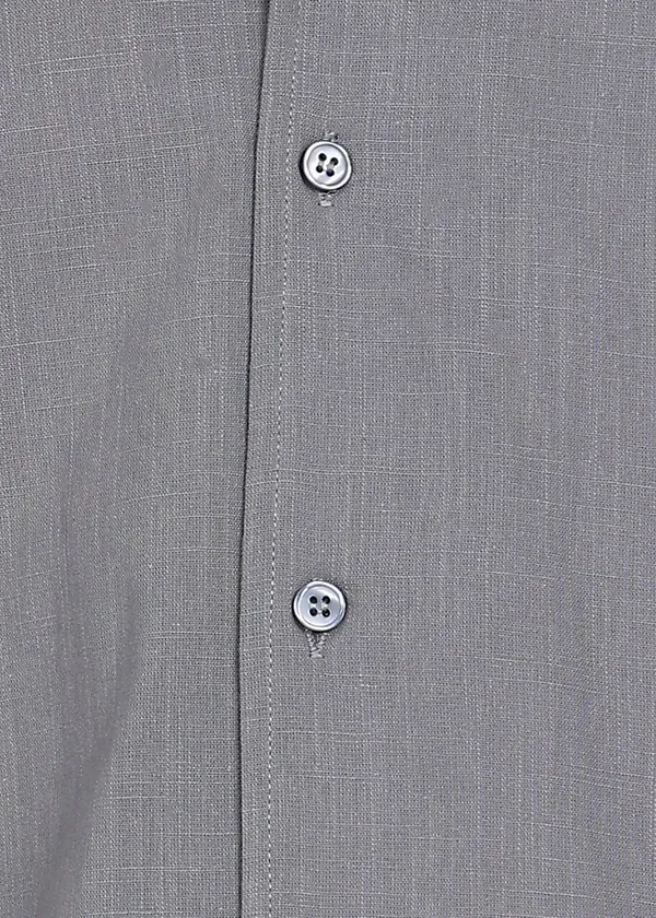 Grey_Short_Sleeve_Camp_Collar_Shirt_for_Men