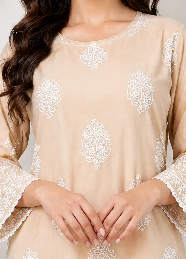 Beige_Printed___Short_Kurti_for_Women