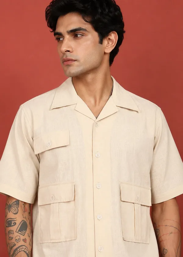 Beige___Utility_Short_Sleeve_Shirt_for_Men