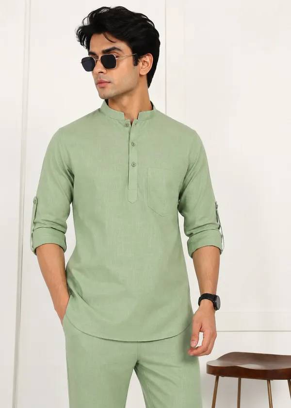 Sage_Green___Kurta_Pyjama_Set_for_Men