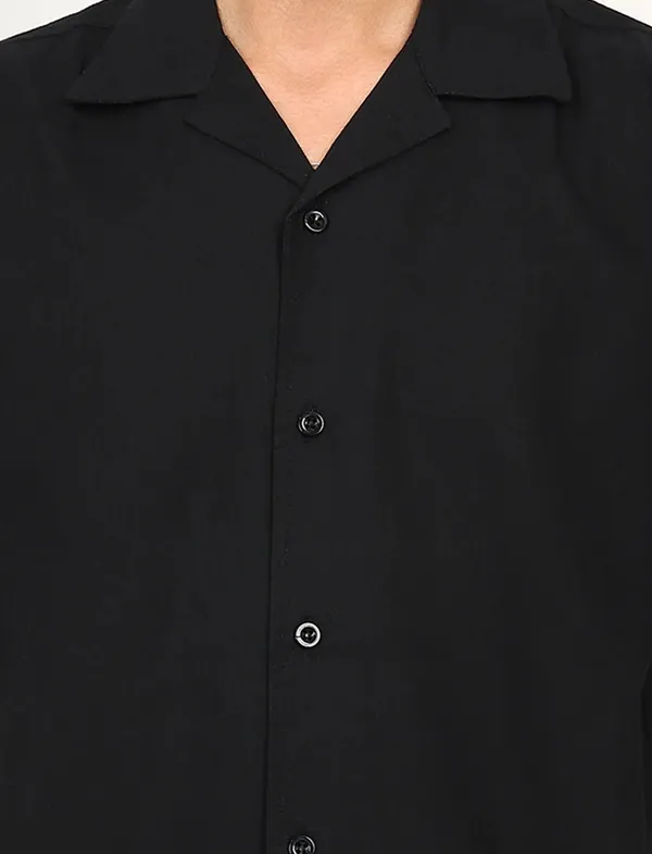 Black_Short_Sleeve_Casual_Shirt_for_Men