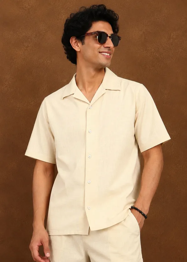 Beige_Linen_Relaxed_Fit_Shirt_and_Shorts_Co-Ord_Set_for_Men