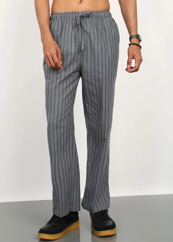 Grey_Striped_Relaxed_Fit_Drawstring_Trousers_for_Men