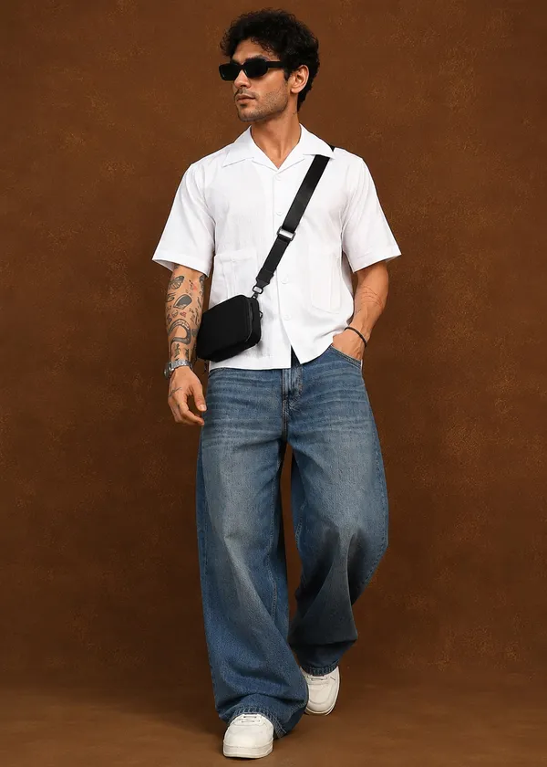 White___Short_Sleeve_Casual_Shirt_for_Men