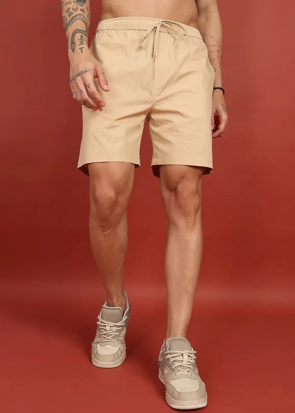 Peach___Casual_Shorts_for_Men